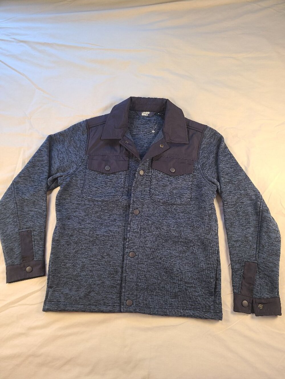 Lands End Men's M(38-40) Jacket Blue New